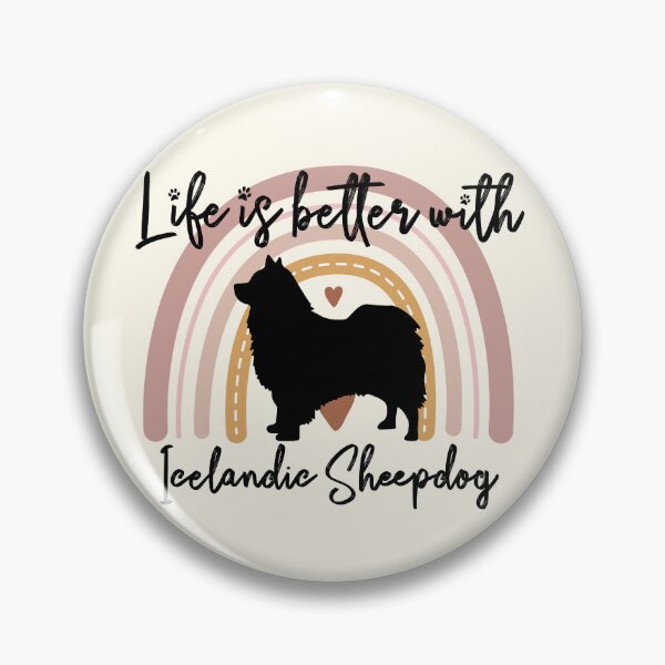 Item preview, Icelandic Sheepdog Rainbow Aesthetic Boho designed and sold by rafaeltto.