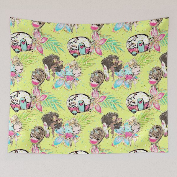 Item preview, Beach Please Caravan Trip designed and sold by Rainbows Galore.