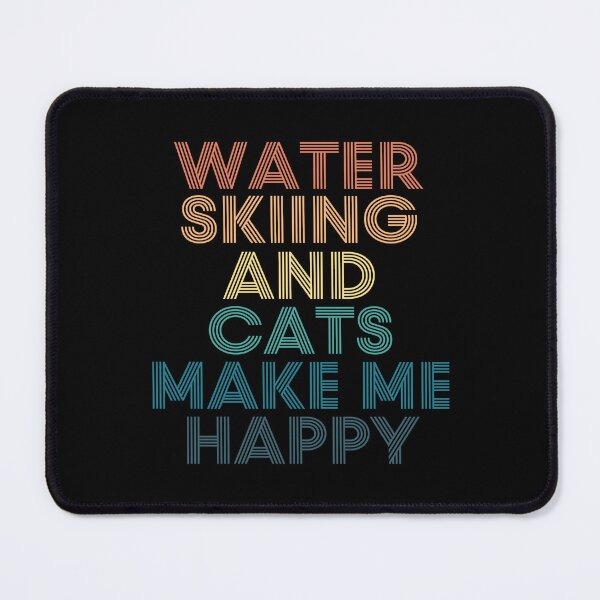 Item preview, water skiing And Cats Make Me Happy designed and sold by kindxinn.
