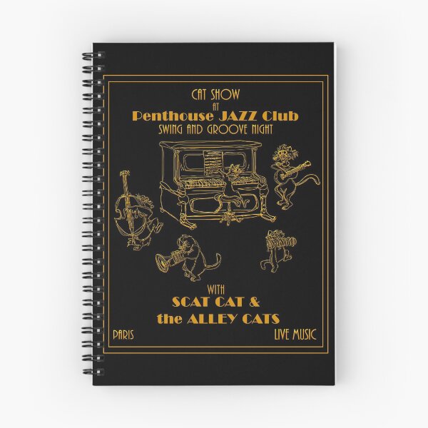 Item preview,  Retrò Jazz Cat-Show designed and sold by CatchThePeach.