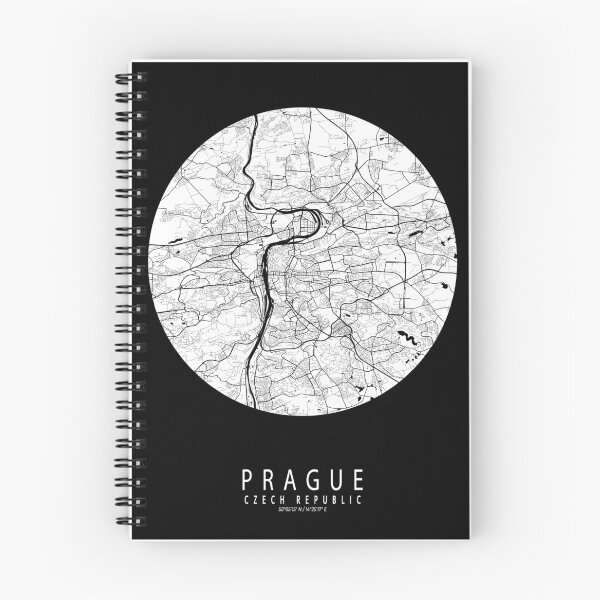 Item preview, Prague City Map of Czech Republic - Full Moon designed and sold by deMAP.