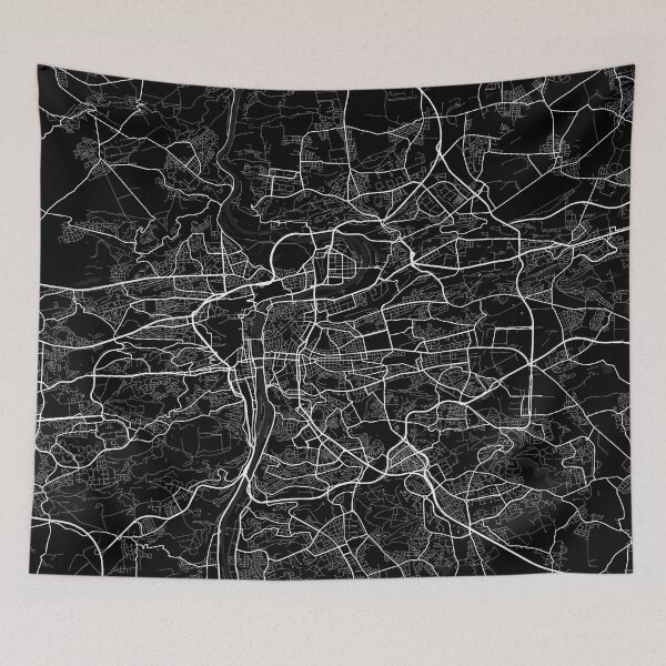 Item preview, Prague City Map of Czech Republic - Full Moon designed and sold by deMAP.