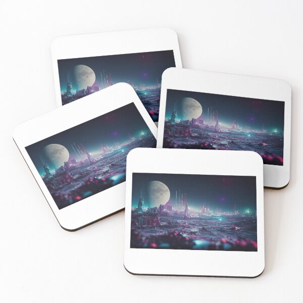 Item preview, Neon City On The Moon #3 designed and sold by Michael Kent.
