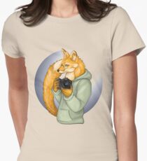 Photographer Fox Women's Fitted T-Shirt