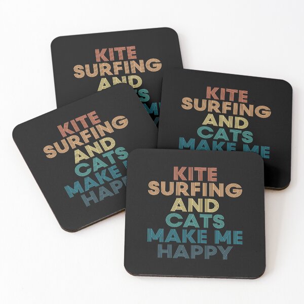 Item preview, Kite Surfing And Cats Make Me Happy designed and sold by kindxinn.