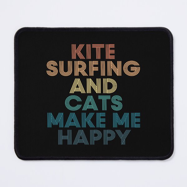 Item preview, Kite Surfing And Cats Make Me Happy designed and sold by kindxinn.