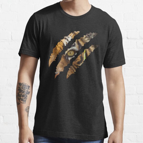 Tiger with claw marks' Men's T-Shirt