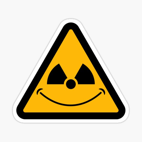 "Happy Radioactive Symbol Happy Halloween Halloween decor and