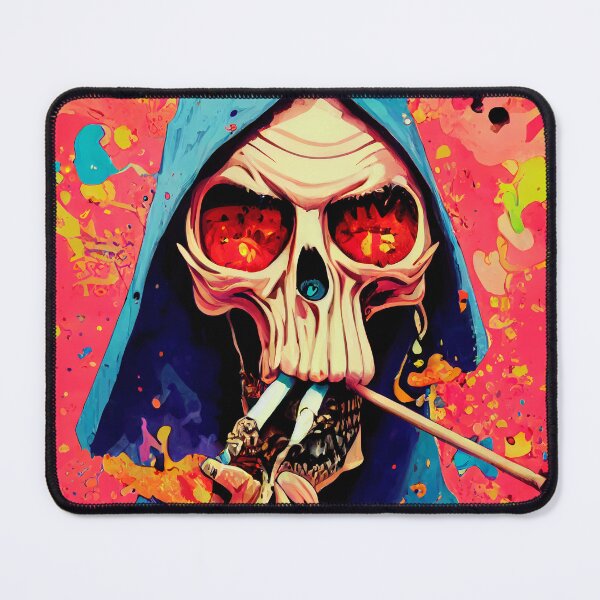 Item preview, The grim reaper smoking designed and sold by flowinglobe.