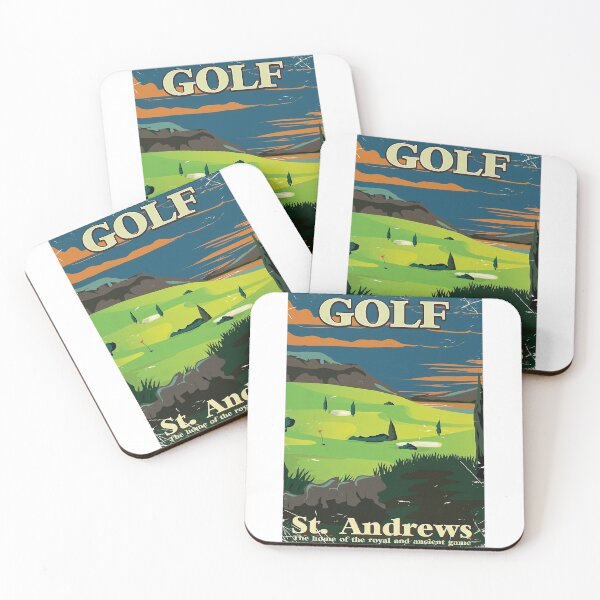 Item preview, Cartel comercial vintage de Golf St. Andrews designed and sold by candyvuong.