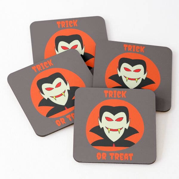 Item preview, Trick or Treat - Orange Background - Count Dracula designed and sold by LV-creator.