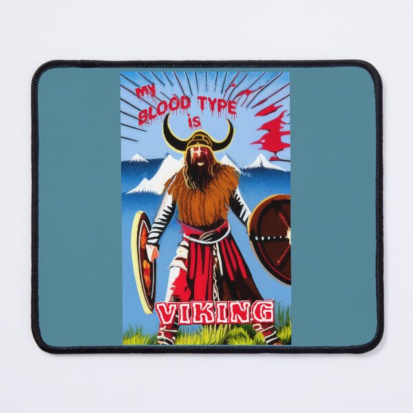 Item preview, My blood type is Viking (#01) designed and sold by SolidEarthArt.