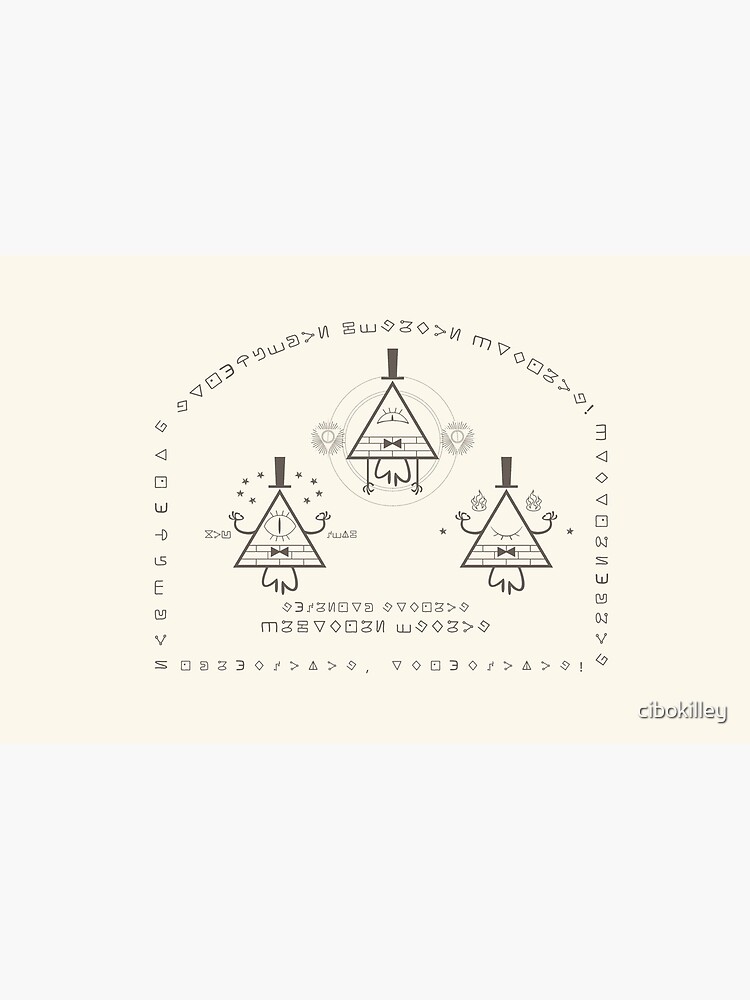 "BiLL CiPHER Summoning Ritual" Zipper Pouch by cibokilley Redbubble