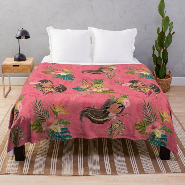 Item preview, Flamingo Summer Hawaiian Dancers designed and sold by Rainbows Galore.