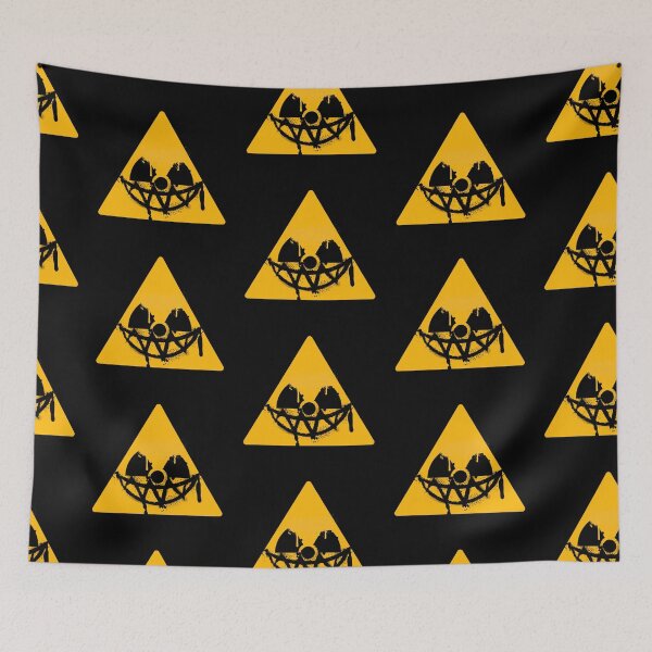 Item preview, Happy Radioactive Symbol | Grafitte | Happy Halloween | Halloween decor and prints designed and sold by Aphelionus.