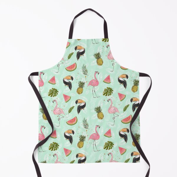 Item preview, Flamingo Summer Birds & Fruits designed and sold by Rainbows Galore.