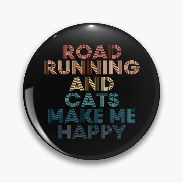 Item preview, Road running And Cats Make Me Happy designed and sold by kindxinn.