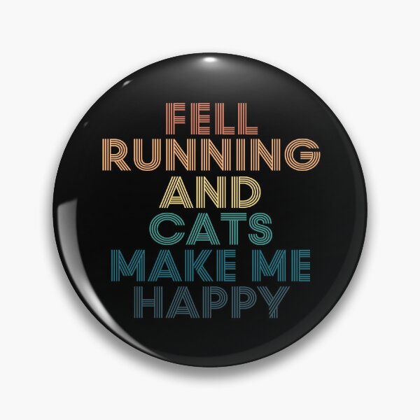 Item preview, Fell running And Cats Make Me Happy designed and sold by kindxinn.