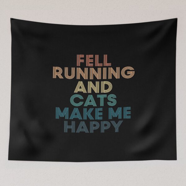 Item preview, Fell running And Cats Make Me Happy designed and sold by kindxinn.
