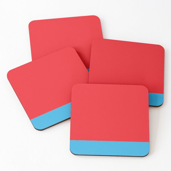 Item preview, Dopamine Style Color Block-Bright Red/Blue designed and sold by BossyCatHome.
