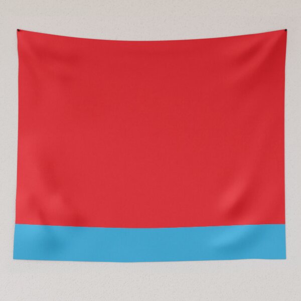 Item preview, Dopamine Style Color Block-Bright Red/Blue designed and sold by BossyCatHome.