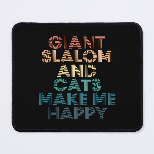 Item preview, Giant slalom And Cats Make Me Happy designed and sold by kindxinn.