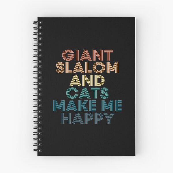 Item preview, Giant slalom And Cats Make Me Happy designed and sold by kindxinn.