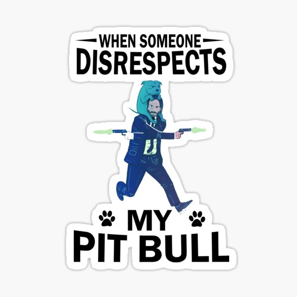 Respect Pit bull Sticker