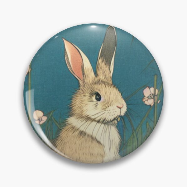 Item preview, Cute Grey American Rabbit Bunny  designed and sold by wigobun.