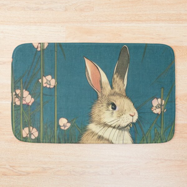 Item preview, Cute Grey American Rabbit Bunny  designed and sold by wigobun.