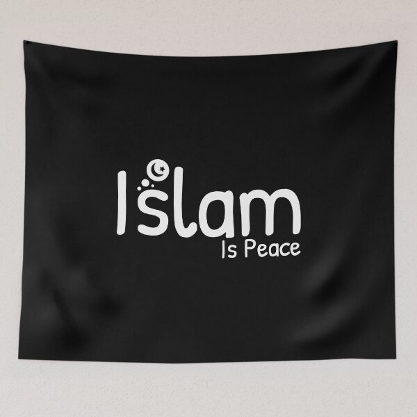 Item preview, islam is peace islamic art quotes designed and sold by EfenDesign.