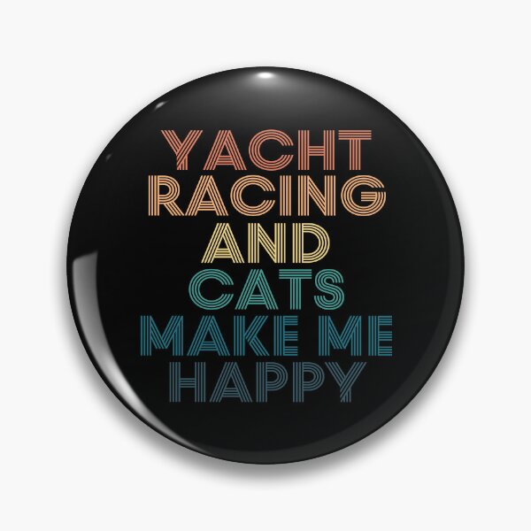Item preview, Las carreras de yates y los gatos me hacen feliz designed and sold by kindxinn.