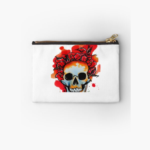 Item preview, Skull and Roses - Head on Fire designed and sold by freshWaterCo.