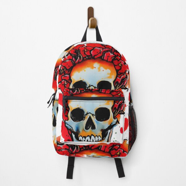 Item preview, Skull and Roses - Head on Fire designed and sold by freshWaterCo.
