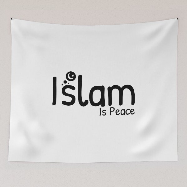 Item preview, islam is peace islamic art quotes designed and sold by EfenDesign.