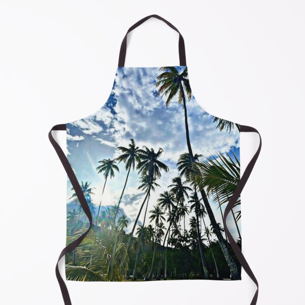 Item preview, palm trees with sky clouds designed and sold by Shubatdesigns.