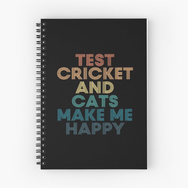 Item preview, Test cricket And Cats Make Me Happy designed and sold by kindxinn.