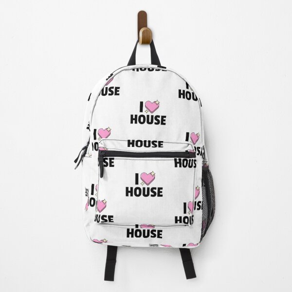 Item preview, I Heart House (black) designed and sold by Discothreadz.