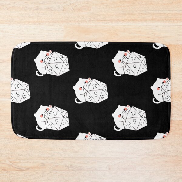 Item preview, I Love Cat and Dice / Board Games - Cute - Funny - White Cat  #4 designed and sold by Annisa Yuwanda.