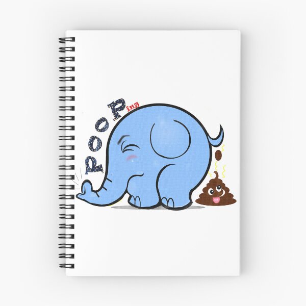 Item preview, Elephant pooping  designed and sold by Shirley cute art .