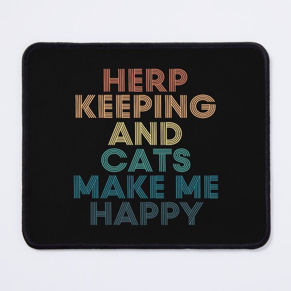 Item preview, Herp Keeping And Cats Make Me Happy designed and sold by kindxinn.