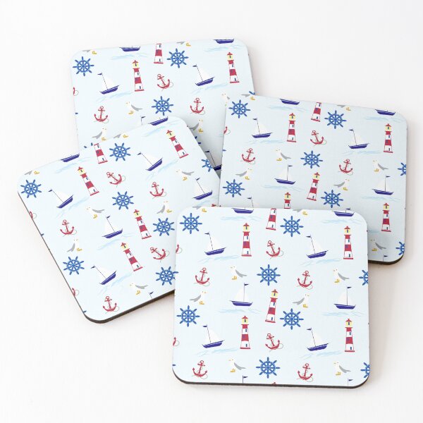 Item preview, Nautical theme - lighthosues, rudders, anchors designed and sold by zeljana0504.