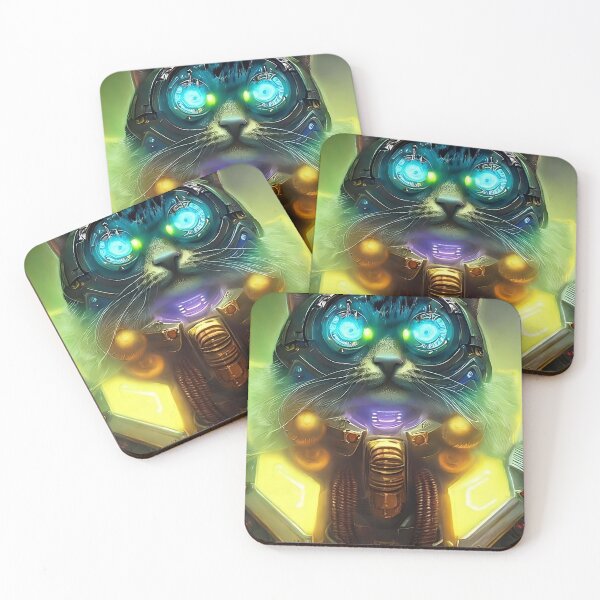 Item preview, Strong, cybernetically augmented cat designed and sold by Catagraphic.
