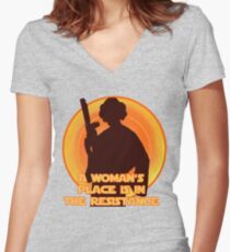 The Resistance Women's Fitted V-Neck T-Shirt