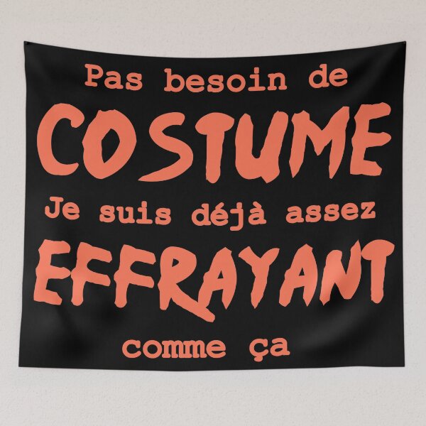 Item preview, No need for a COSTUME I'm scary enough already designed and sold by EnzoVectorism.