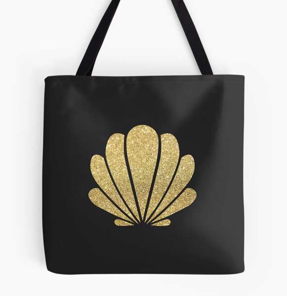 Gold Sparkle Seashell