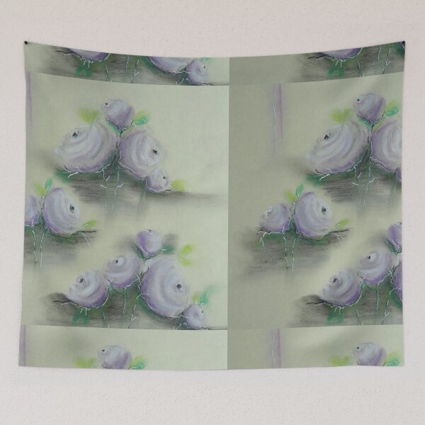 Item preview, Flower Shopping- Pastel Color Flower Pattern designed and sold by DiensDesign.