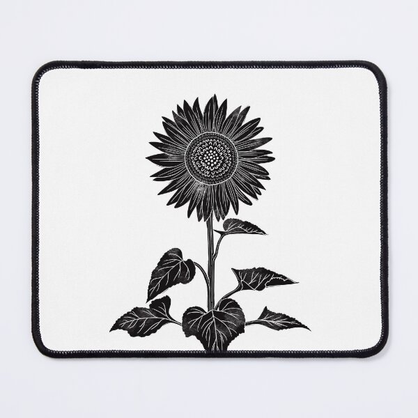 Item preview, Sunflower Linocut Print designed and sold by Adam Regester.