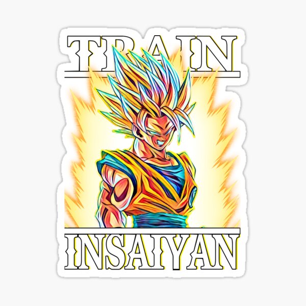 Train Insaiyan Super Saiyan Future Trunks saiyan armor Sticker