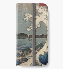 Fuji und das Meer von Satta iPhone Flip-Case/Hülle/Klebefolie